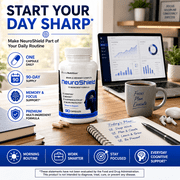 NeuroShield Advanced Memory Formula, Brian Boosting Ingredients, Bacopa, Huperzine-A & More Three Bottles