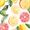Grapefruit Slices, variant on Yayeee Runner Rug for Bedroom 2'x6' Machine Washable Hallway Non Slip Mat, Candy Lemon Slices