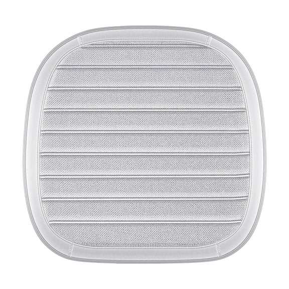Breathable Mesh Car Seat Cushion Half Pack Seat Cover Comfortable Support Four Season Durable Linen Material Air Circulation Technology 50x50x1 cm