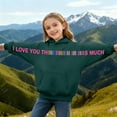thumbnail image 5 of Christmas Sweaters I Love You This Much Hoodies For Girls Boys Valentines Day Couple Sweatshirts Trendy Oversized Long Sleeve Casual Pullover Tops Ugly Christmas Sweaters, 5 of 6