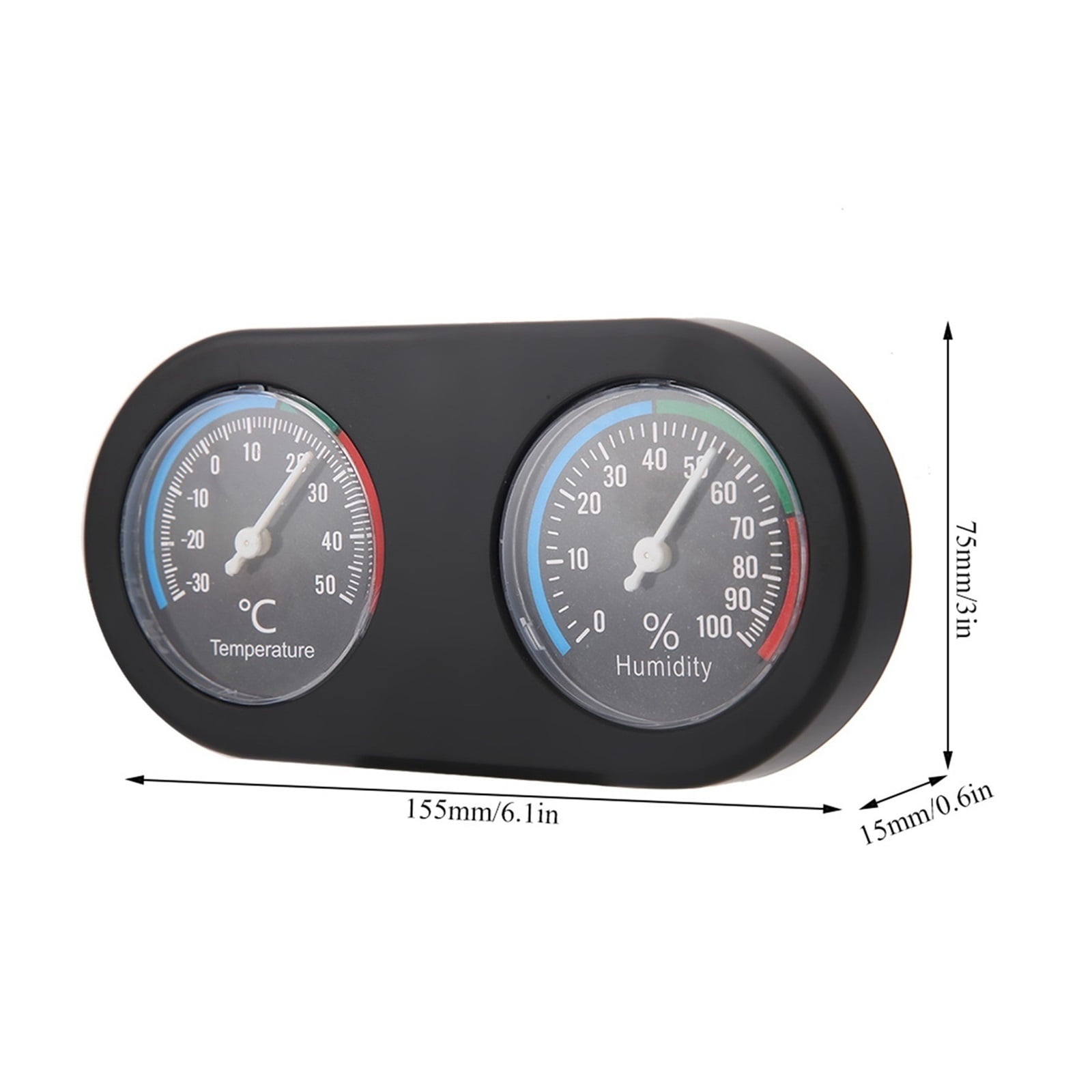 Hygrothermograph Reptile Hygrometer Mini Analog Temperature Humidity Meter Round Shape Thermometer ,Fast Response