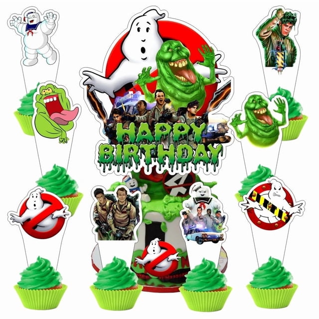 Set de decoración para pastel SDONY de 25 piezas con fantasmas para fiesta de cumpleaños