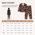 thumbnail image 4 of Daiia Sunflowers for Women's Long-Sleeved Pajama Set – Soft & Comfortable Sleepwear Button-Up Pajamas Cozy Lounge Wear-Large, 4 of 7