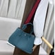 thumbnail image 5 of Bolso de mano para mujer con estampado de lichi y piel de vaca con puntera cerrada y correa ancha para el hombro a juego con el color del hombro informal para jardín, 5 of 6