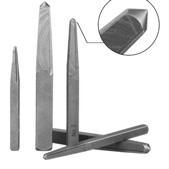 Easy-Out Screw Extractor 5pcs Quickly Remove or Stripped Fasteners for 3/16inch to 5/8inch