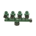 thumbnail image 4 of Thrifco 8429950 4-Way Garden Hose Manifold with Shut-Off Valves - Plastic, 4 of 7