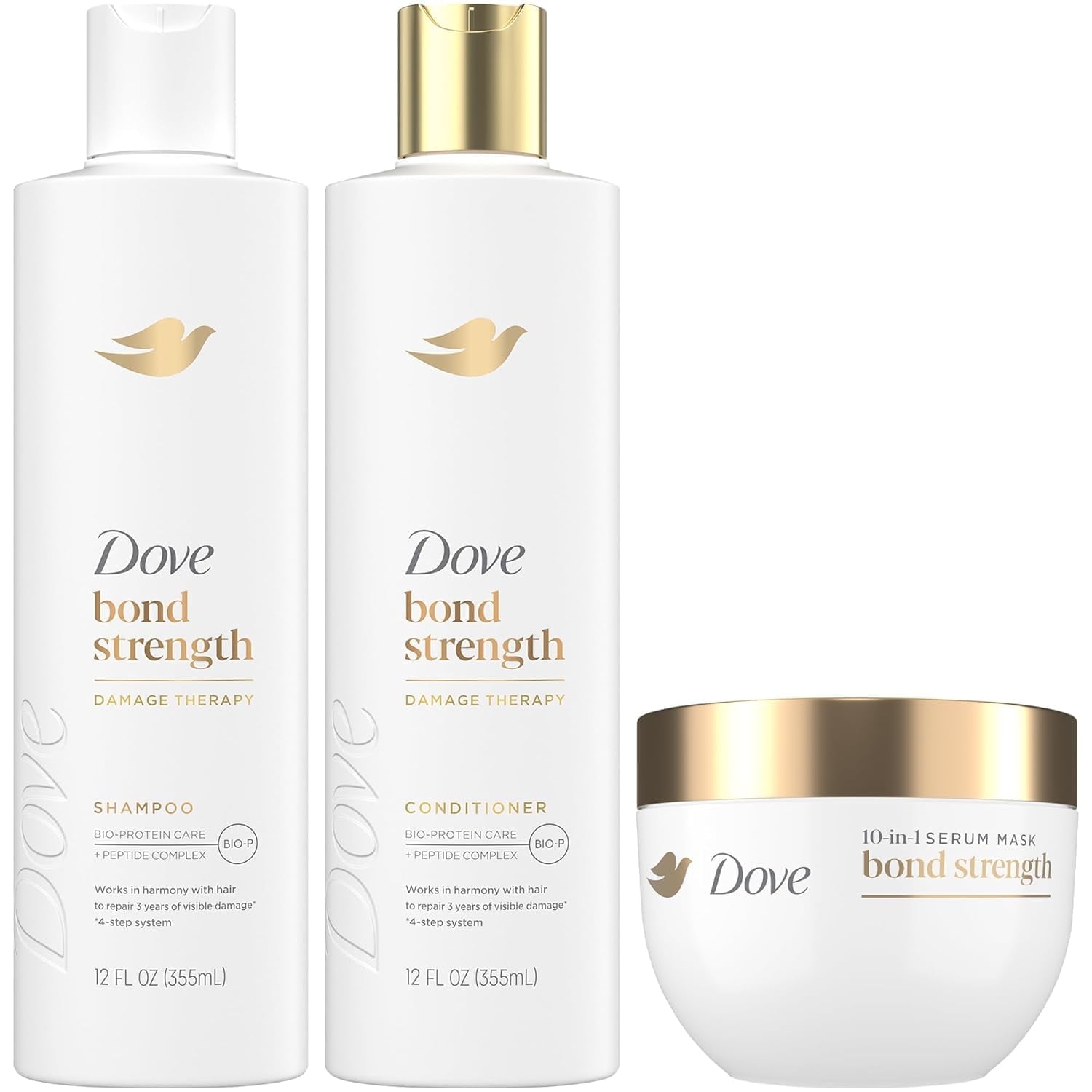 ダヴ scalp+ hair therapy シャンプー＆コンディショナーセット Dove Scalp + Hair Therapy Set, 9.25 Oz, Density Boost Clarifying