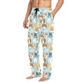 thumbnail image 2 of Cartoon Lions joogoo Men's Pajama Pants Cotton Long Sleepwear Lounge Pants S, 2 of 7