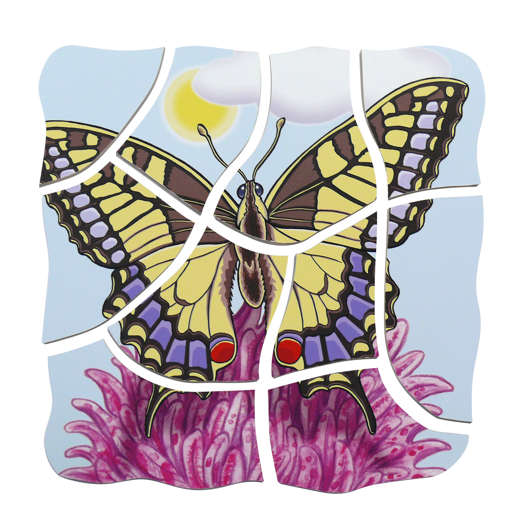 Beleduc Layer Puzzle, Butterfly