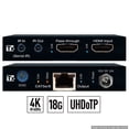 thumbnail image 2 of Key Digital 4K UHDoTP with HDR HDMI Extender(Transmitter/Receiver) Kit. Extends 4K 18G to 35m (115ft), 1080p to 50m (164ft). 4K to 1080p Down Convert, 2 of 4