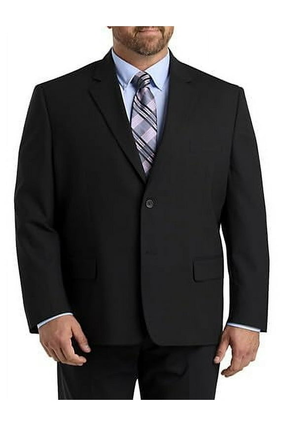 Perfect Fit Jacket-Relaxer Suit Jacket Black 54