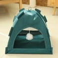 thumbnail image 4 of Pet Tent Bed Removable Cat Sofa Basket Canvas Semi-enclosed Cat House Dog Cave Hut Cat Sleeping Bed for Room Decor Pet Supplies, 4 of 10