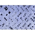 thumbnail image 1 of Ahgly Company Machine Washable Indoor Rectangle Oriental Blue Modern Area Rugs, 2' x 5', 1 of 4