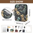 thumbnail image 3 of Haosy Accordion File Organizer Zipper Binder 500 Sheet 6-Tab Expanding File Folder Multi-Pocket 1.2 Inch 3 Ring Robot Dinosaur, 3 of 7
