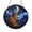 Acrylic 3.5 Inch, variant on Cat Glass Window Panel with Night Sky Scene, Whimsical Feline Art, Decorative Light Catching Glass Accent for Home Window Display