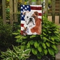 thumbnail image 2 of English Bulldog Patriotic Garden Flag, 2 of 5
