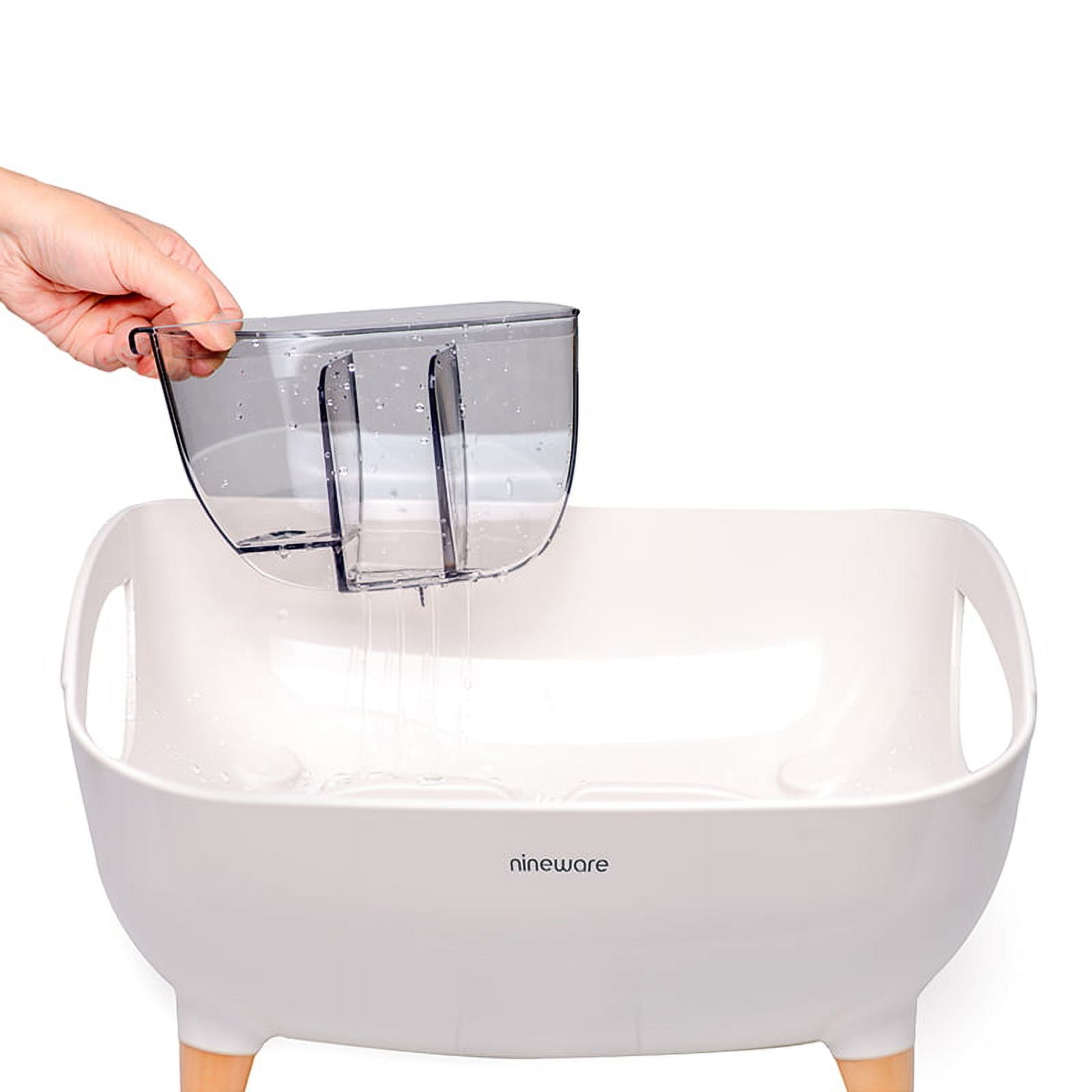 This self-drying dish rack uses an organic mineral to instantly evaporate  water - Yanko Design