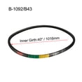thumbnail image 3 of Cinturones de transmisión de goma negra Uxcell B1092/B43 Drive V Belt Inner Girth 1 pieza, 3 of 5