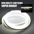 thumbnail image 3 of SPRING Sturdy High Quality Replacement Hood Light Part Lighting Running Silicon Strip Car Car Parts Daytime Flexible white, 3 of 9