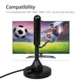 thumbnail image 2 of Antena HDTV digital - Incluye base y cable coaxial - Alcance de 200 millas - Interior o exterior, 2 of 8