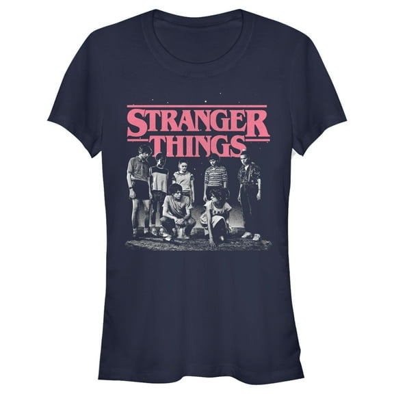 Netflix Junior's Stranger Things Title Logo Faded Graphic T-Shirt