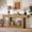 Light Brown, variant on Tribesigns 63-Inch Long Console Table, 2-Tier Entryway Table Sofa Table with Storage