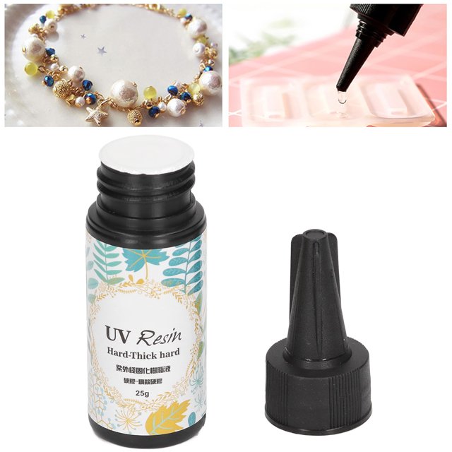 Resin Hard Type Fast Curing Low Odor High Viscosity Craft Glue For Jewelry Making Casting Coating 100g Clear