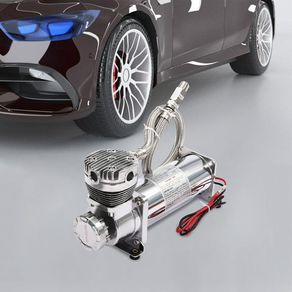 Air Ride Suspension Compressor, 200PSI Air Compressor Kit, Heavy Duty Air Compressor 12V Power Input Plug