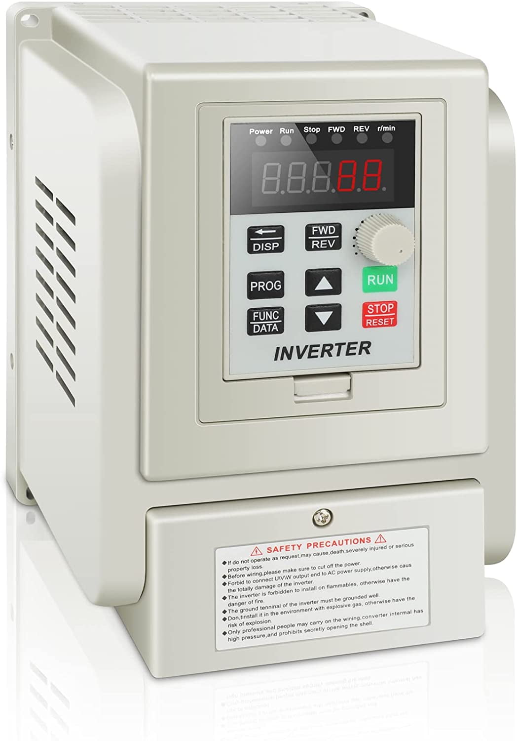 1.5KW Single Phase To 3/Three Phase Output Frequency Converter VFD AC 220V USA 