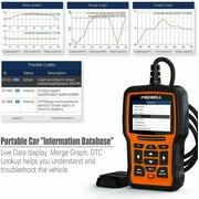 Foxwell NT510 Elite Automotive Bi-directional Scan Tool Fits for Honda Acura OBD2 Scanner All System All Resets Car Diagnostic Scanner Engine Code Reader ABS Bleeding SAS Calibration, Free Update