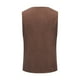 thumbnail image 4 of Camiseta sin mangas con cuello en V para hombre, blusa de poliéster con botones, bolsillos y cuello en V a la moda., 4 of 9