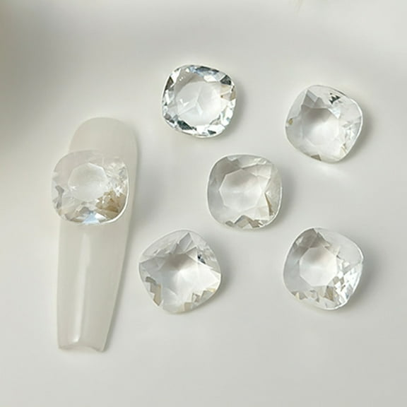 Milue K9 Crystal Gems Nail Art Charms Nail Rhinestones Charms for DIY Acrylic Nails
