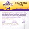 thumbnail image 5 of Wellness Complete Health Stew Adult Canned Wet Dog Food, Grain Free, Natural, Turkey and Duck Recipe, 12.5 oz, Pack of 12 Cans, 5 of 7