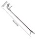 thumbnail image 2 of Soidarity Pinzas de serpiente de acero inoxidable de alta resistencia, cerraduras de tres agujeros, protección, ajuste de Clip de basura, Clips Ropa Deportiva, Zapatos Tipo 2 NO1 Soidarity OD013799-01, 2 of 6
