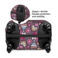 thumbnail image 4 of Daiia Doodles Wedding Luggage Cover, Thickened Washable Travel Luggage Covers, Elastic Unique Baggage Covers for 18-20 inch Luggage-Small, 4 of 9