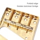 thumbnail image 4 of Eigraketly Reemplazo del puente del sillín de la guitarra eléctrica, accesorios de reparación de componentes modificados, pieza trasera rígida fija, Accesorios para instrumentos musicales Eigraketly OD025928-00, 4 of 6