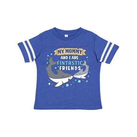 

Inktastic My Mommy and I are Fintastic Friends Cute Sharks Gift Toddler Boy or Toddler Girl T-Shirt