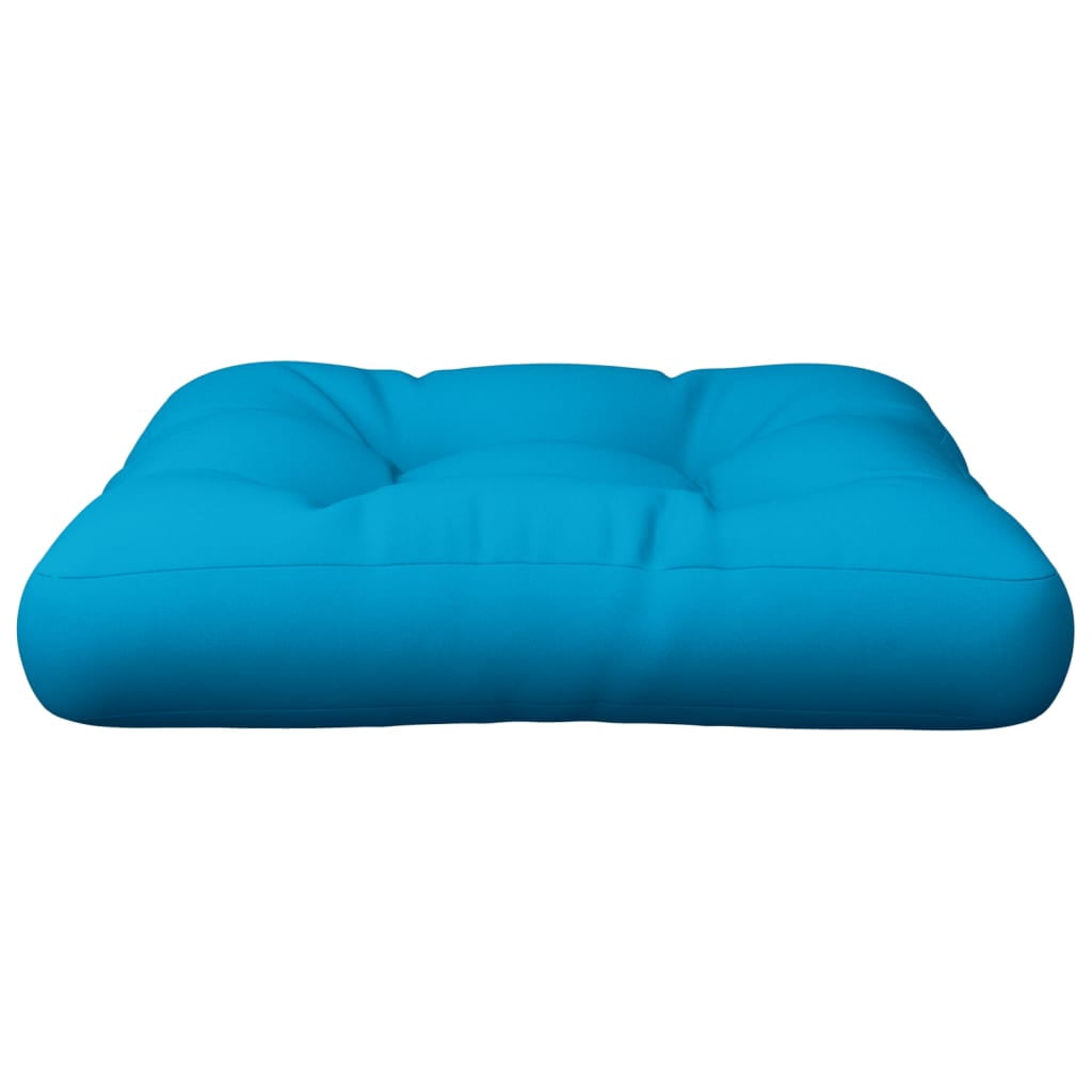 vidaXL Pallet Cushion Blue Polyester 7.8"x7.8"x1.9