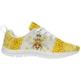 thumbnail image 4 of Customuart Bee Sneakers for Women Yellow Running Shoes Size 13, 4 of 5
