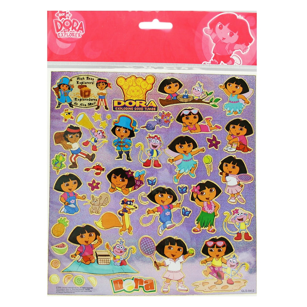 Dora the Explorer Imagination Fun Assorted Sticker Collection (41