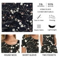 thumbnail image 5 of ANYJOIN Women's Summer Casual T Shirt Dresses Short Sleeve Swing Dress Pockets XL, 5 of 6