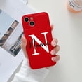 thumbnail image 3 of Custom Name Case For iPhone X XR XS 15 11 13 12 Mini 14 Pro 11Pro 14Pro Max 7 8 Plus ProMax 8Plus Text Leather Color Back Cover, 3 of 5