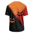 thumbnail image 5 of Fabrcox S-4XL Mens Halloween Shirt Pumpkin Ghost Shirt Full Moon Print Spooky Corduroy Celebration Fall Holiday Big and Tall Shirts for Men, 5 of 7