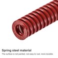 thumbnail image 4 of Resorte Unique Bargains 10uds 12mm OD 60mm Largo Espiral Estampado Rojo, 4 of 5
