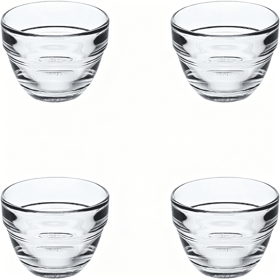 ACDANC Glass Bowl,2 Oz,Clear