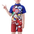 thumbnail image 1 of Maillot de Bain une Pièce Superman pour Enfants 3-11 Ans, 1 of 4