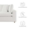 thumbnail image 4 of Modular Sectional Sofa Couch, White, Fabric, Living Kitchen Cafe Bistro Hospitality Restaurant, Modern Contemporary HB33229, 4 of 5