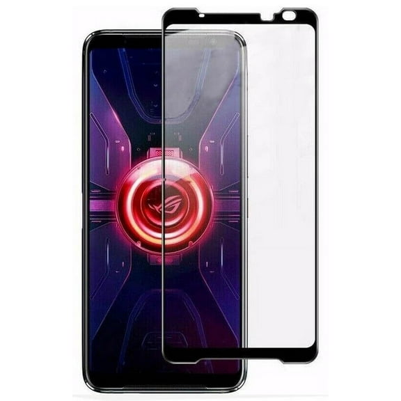Nakedcellphone Tempered Glass compatible with Asus ROG 3 Phone, Full Size Hard Screen Guard Protector Crack Saver designed for ROG Phone 3 (ROG-3) ZS661KS