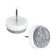 thumbnail image 1 of Almohadillas de fieltro para muebles, protectores de patas de silla y mesa, 22 mm de diámetro, blancas, 40 piezas, 1 of 5
