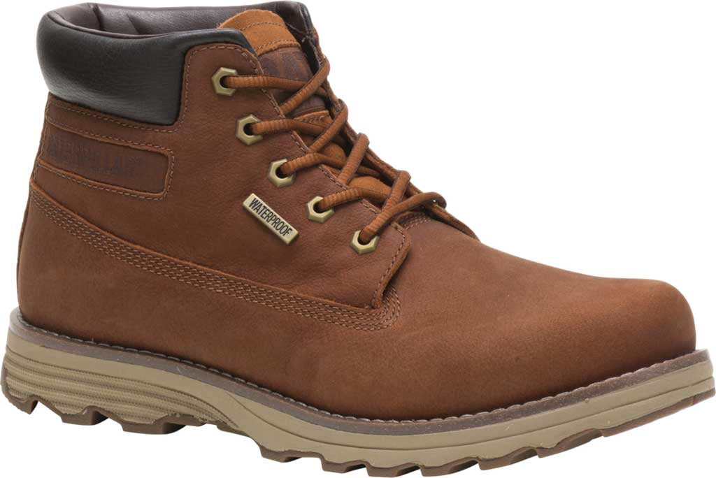 Men's Caterpillar Founder Waterproof TX Boot Danish Brown Waterproof